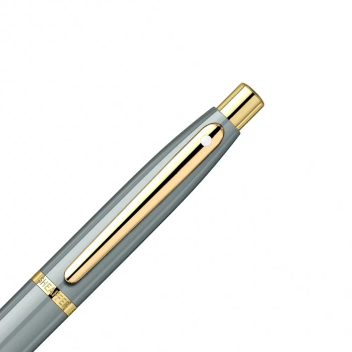 Химикалка Sheaffer VFM -  Glossy Light Gray - Image 2