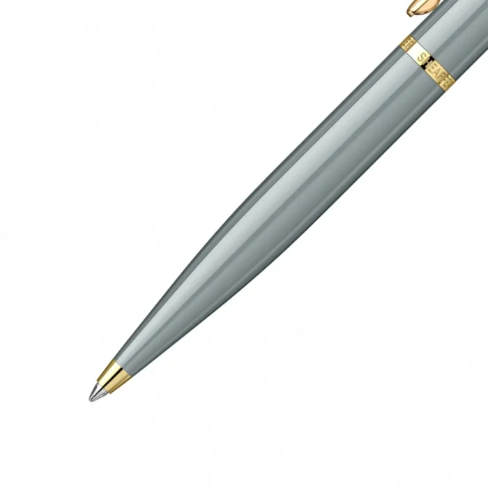Химикалка Sheaffer VFM -  Glossy Light Gray - Image 4