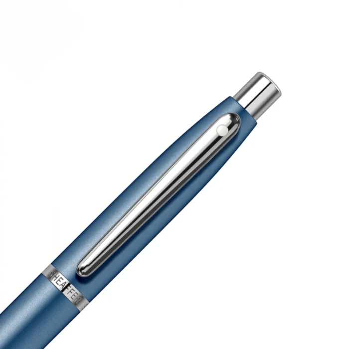 Химикалка Sheaffer VFM - Neon Blue Chrome Trim - Image 2
