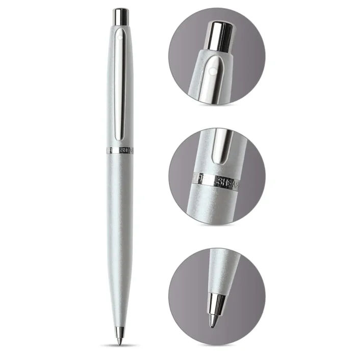Химикалка Sheaffer VFM - Strobe Silver Chrome Trim - Image 5