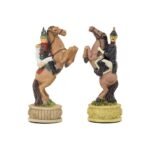 Италиански комплект шах и табла Italfama - Napoleon vs Russians, кожена кутия, 35 x 35 см, зелен цвят - Image 5