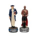 Италиански комплект шах и табла Italfama - The Pirates vs Navy, 35 х 35 см - Image 8