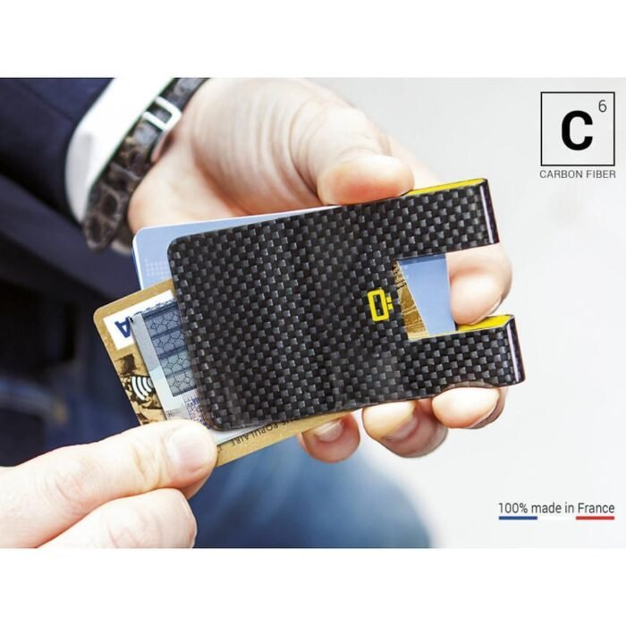 Калъф за документи, карти и банкноти Ogon, Genuine Carbon Fiber - Image 3