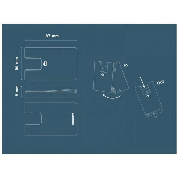 Калъф за документи, карти и банкноти Ogon, Genuine Carbon Fiber - Image 8