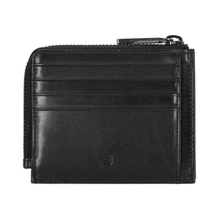 Калъф за кредитни карти Porsche Design Classic 11, с цип и RFID защита, черен - Image 4