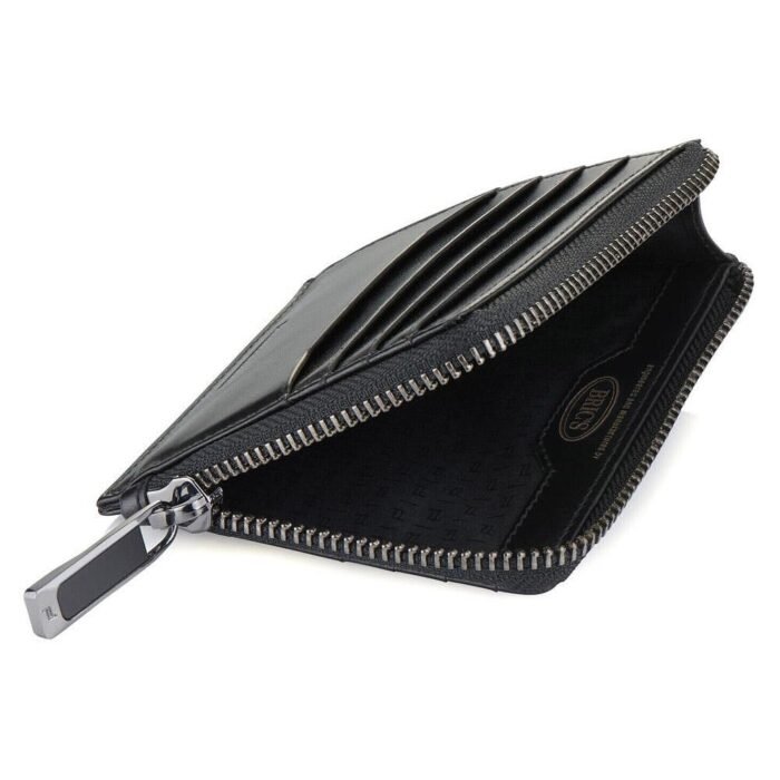 Калъф за кредитни карти Porsche Design Classic 11, с цип и RFID защита, черен - Image 3