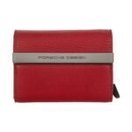 Калъф за кредитни карти Porsche Design X Secrid, RFID защита, червен