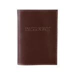 Калъф за паспорт Princ Leather, кафяв