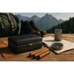 Компактен хумидор Angelo - Diamond, с резачка, подходящ за пътуване - Image 4