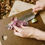 Комплект 5 кухненски ножа Opinel Parallele - Bread, с дървена стойка - Image 3
