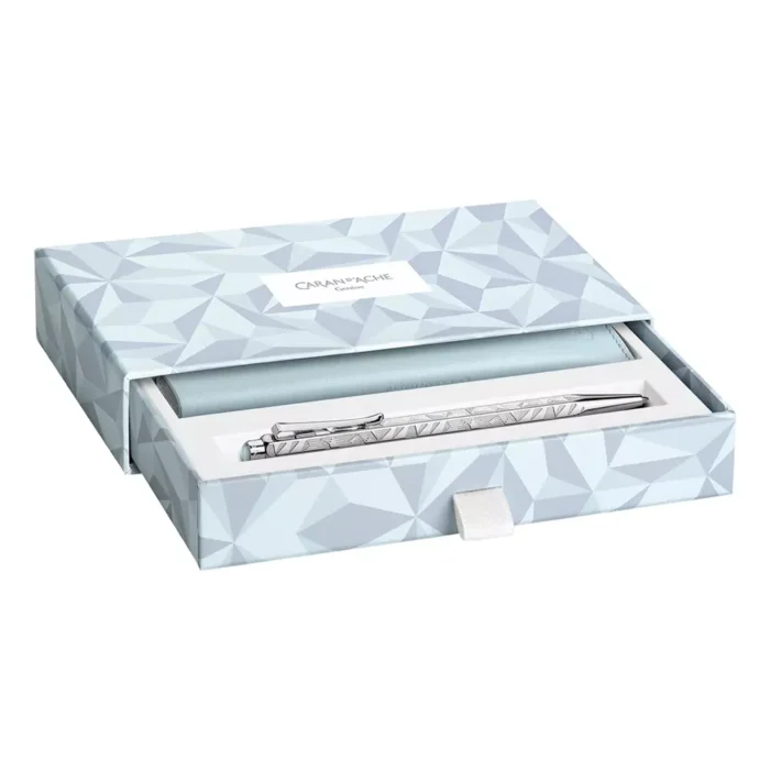 Комплект Caran d'Ache Ecridor - Alpine Frost & Polar Bear, химикалка и калъф - Image 5