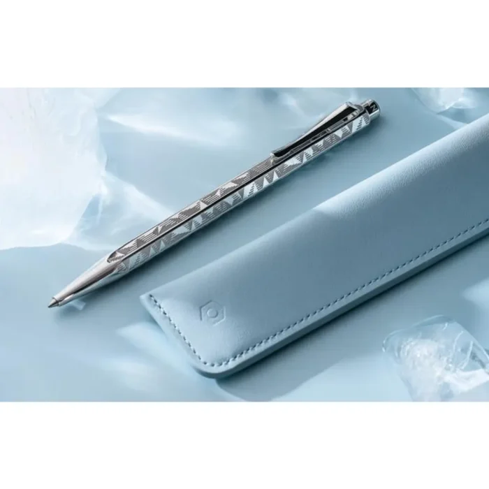 Комплект Caran d'Ache Ecridor - Alpine Frost & Polar Bear, химикалка и калъф - Image 8