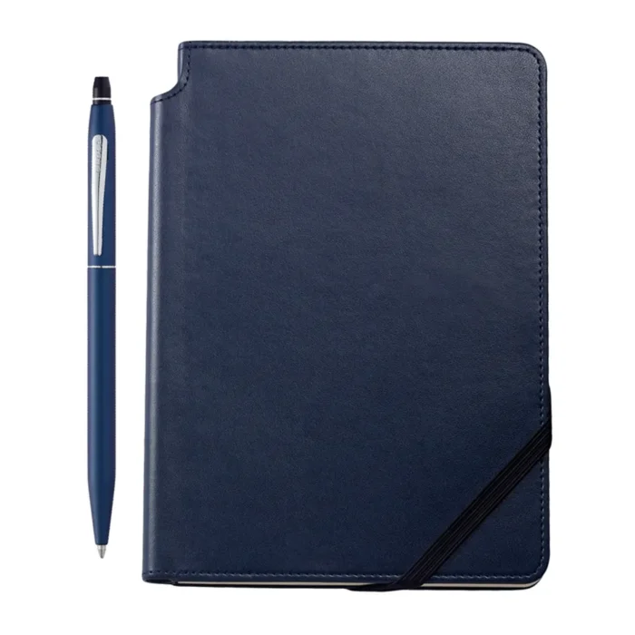 Комплект Cross Click™ - Midnight Blue, химикалка и тефтер, А5 - Image 2
