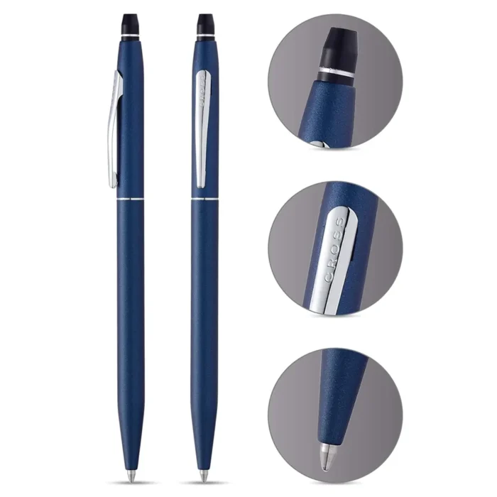 Комплект Cross Click™ - Midnight Blue, химикалка и тефтер, А5 - Image 3