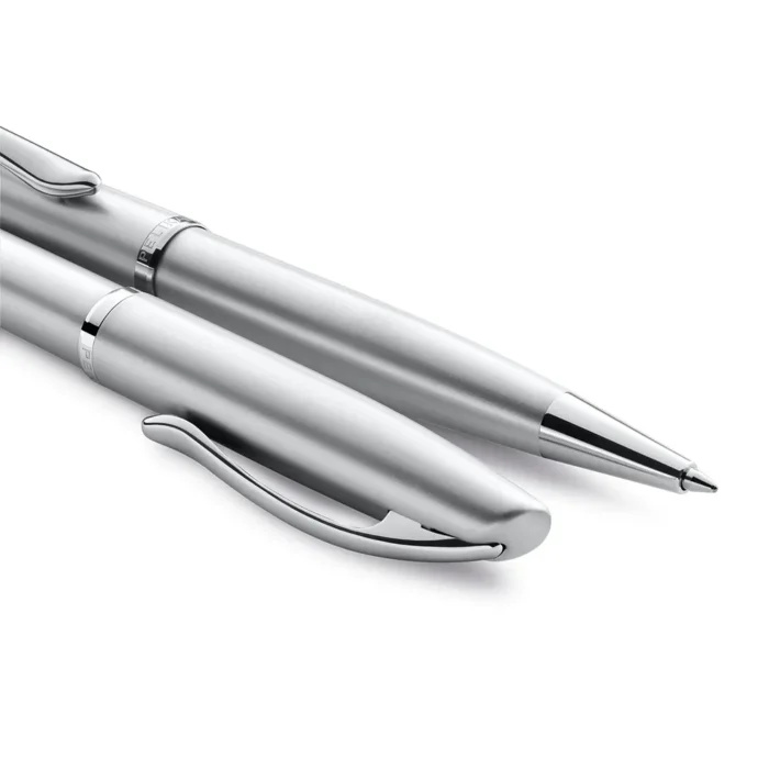 Комплект химикалка и писалка Pelikan Jazz Noble Elegance - Silver - Image 5