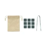 Комплект камъни за напитки Dundalk Stone, в бамбукова кутия, 9 бр. - Image 2