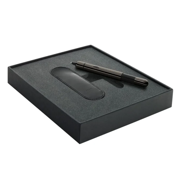 Комплект Lamy - Pico Lx Ruthenium, химикалка и калъф - Image 4