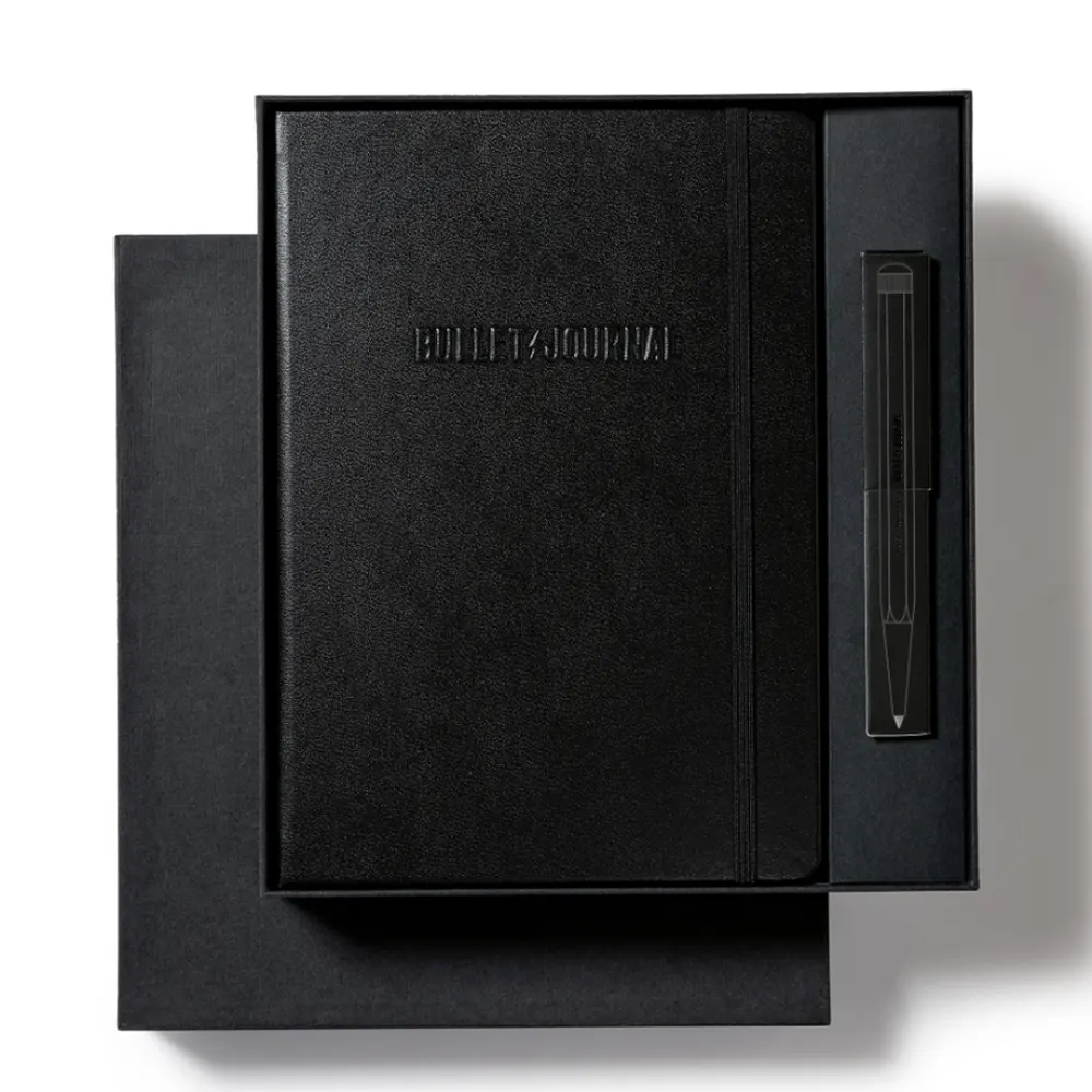 komplekt-leuchtturm1917-bullet-journal-stealth-black-limitirano-izdanie-65e72bdeb2e1c Комплект Leuchtturm1917 - Bullet Journal Stealth Black, лимитирано издание - Image 1
