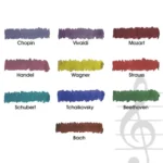 Комплект мастилници Diamine - Music Collection, 10 x 30 мл - Image 2