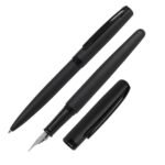 Комплект писалка и химикалка Online - Eleganza Pure Black - Image 3