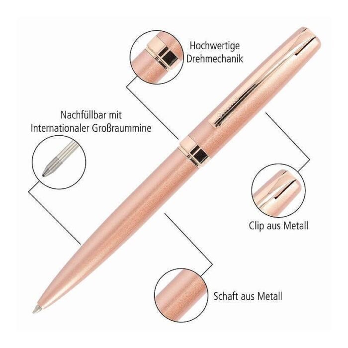 Комплект писалка и химикалка Online - Eleganza Rose style - Image 4