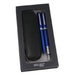 Комплект писалка и химикалка Online - Eleganza Satin Blue - Image 3