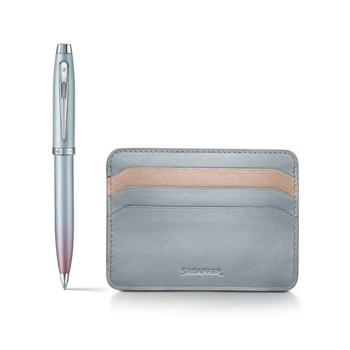 Комплект Sheaffer - 100 Expressions, химикалка и калъф за карти и документи - Image 2