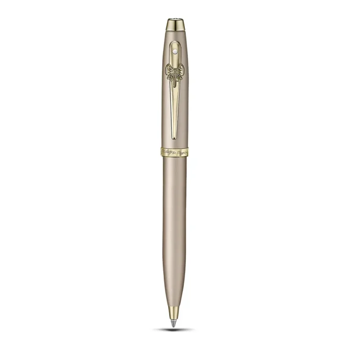 Комплект Sheaffer 100 x Emily in Paris - Champagne Gold, химикалка и калъф за карти и документи - Image 4