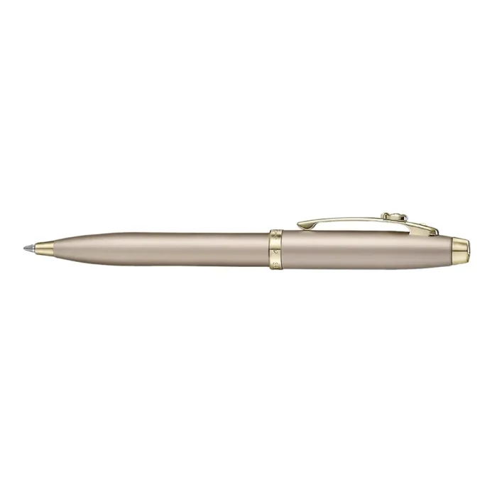 Комплект Sheaffer 100 x Emily in Paris - Champagne Gold, химикалка и калъф за карти и документи - Image 5