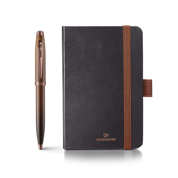 Комплект Sheaffer - Coffee Edition, химикалка 100 и тефтер A6 - Image 2