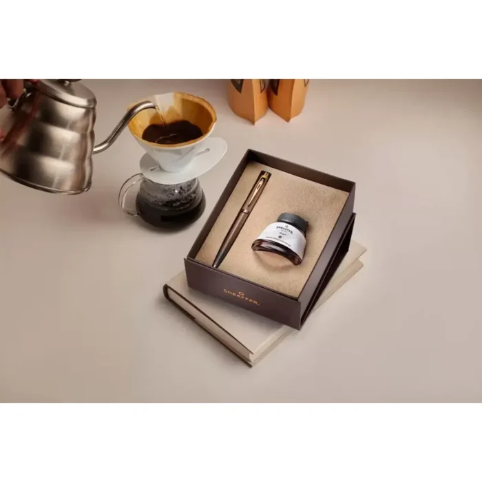 Комплект Sheaffer - Coffee Edition, писалка 100 и мастило Brown Coffee, 50 мл - Image 6