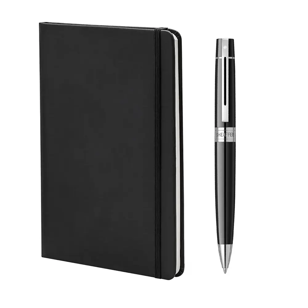 komplekt-sheaffer-himikalka-300-black-ct-i-tefter-a5-65ccb27f3e14a Комплект Sheaffer - химикалка 300 Black CT и тефтер А5 - Image 1
