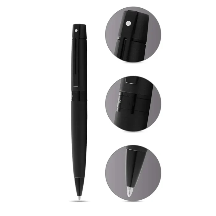 Комплект Sheaffer - химикалка 300 Matte Black и тефтер А5 - Image 2