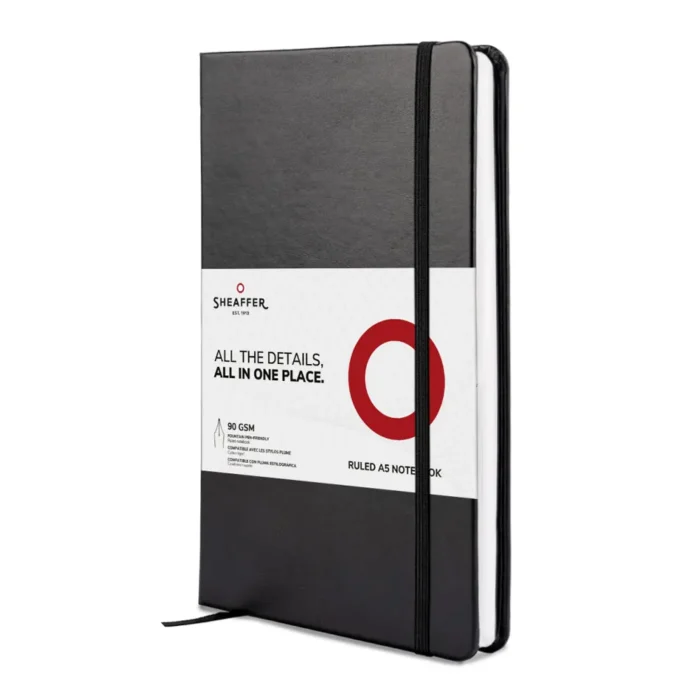 Комплект Sheaffer - химикалка 300 Matte Black и тефтер А5 - Image 3