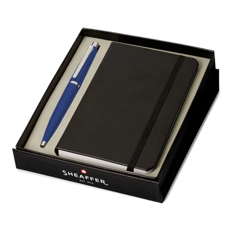 komplekt-sheaffer-himikalka-vfm-neon-blue-i-tefter-a6-image_65439b291779a Комплект Sheaffer - химикалка VFM Neon Blue и тефтер А6 - Image 1