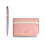 Комплект Sheaffer Prelude Mini x Emily in Paris - Pastel Pink, химикалка и калъф за карти и документи - Image 2