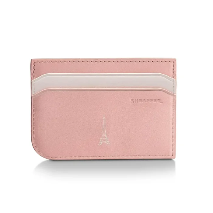 Комплект Sheaffer Sentinel x Emily in Paris - Pink Matte, химикалка и калъф за карти и документи - Image 7