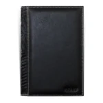 Комплект тефтер Princ Leather Business 885 + калъф за пищещо средство, в черен цвят - Image 2