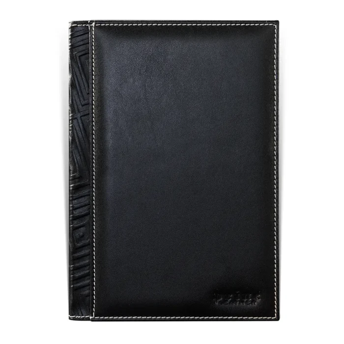 Комплект тефтер Princ Leather Business 885 + калъф за пищещо средство, в черен цвят - Image 2