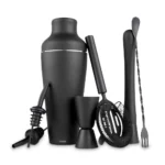 Комплект за коктейли Mikamax - Shaker Set, с книжка с рецепти
