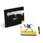 Комплект за писане Pininfarina - Banksy Collection, Flower & Grafeex, жълти - Image 4