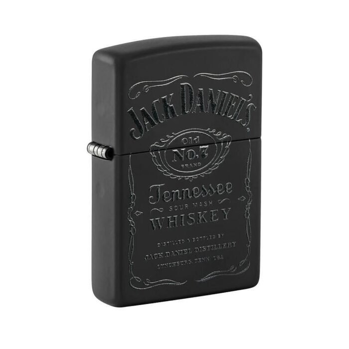 Комплект запалка и калъф Zippo Jack Daniels Black Matte 48460 - Image 3