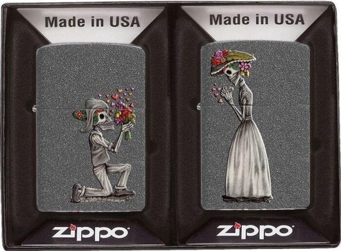 Комплект запалки Zippo 28987 Day of The Dead Skeletons - Image 4