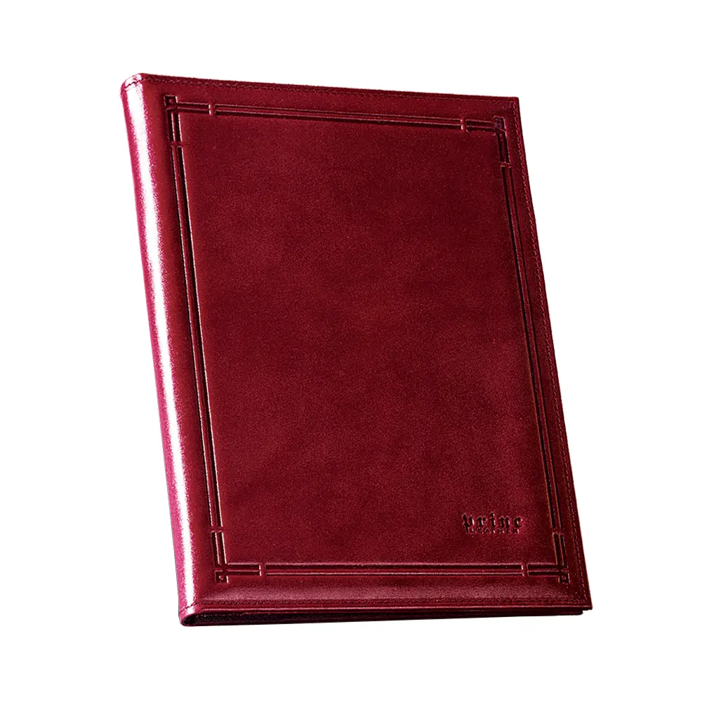 kozena-papka-princ-leather-a4-bordo-674ec4998df0d Кожена папка Princ Leather, А4, бордо - Image 1