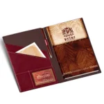 Кожена папка Princ Leather, А4, бордо - Image 2