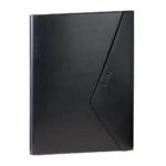 Кожена папка Princ Leather, A4, черна, с капак