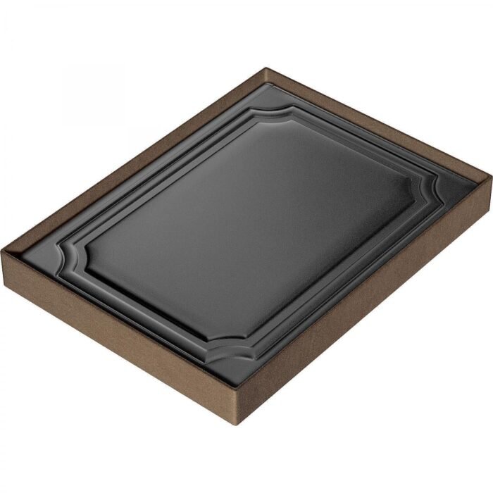 Кожена папка с бележник Princ Leather Business 937 R - A4, черна - Image 8