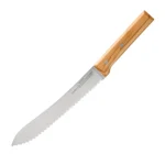 Кухненски нож за хляб Opinel Parallele №116, острие 21 см, с дръжка от маслиново дърво