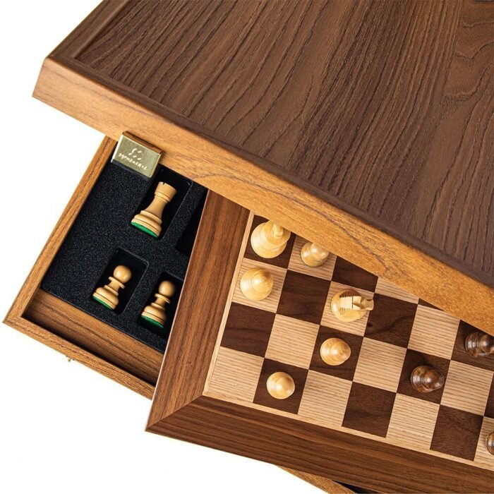 Луксозен шах Manopoulos - Walnut Chess, 40х40см - Image 4