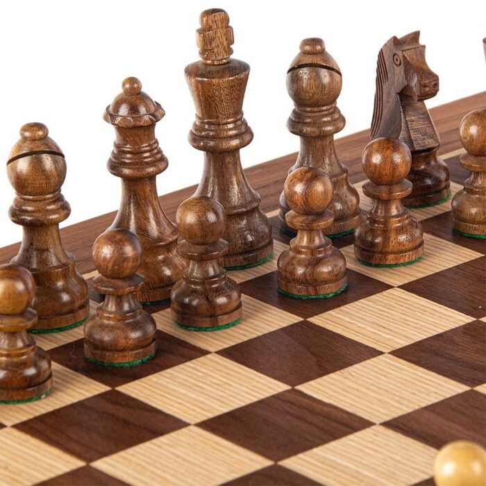 Луксозен шах Manopoulos - Walnut Chess, 40х40см - Image 6